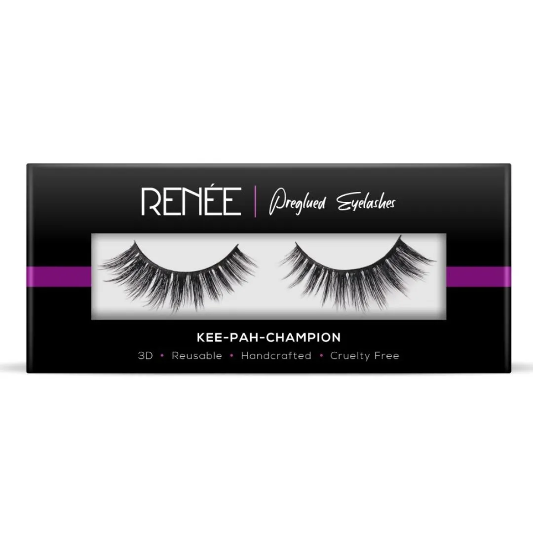 Renee Cosmetics Pre-glued Eyelashes Kee-pah Champion