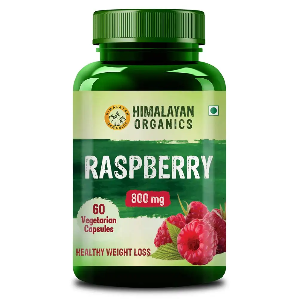 Himalayan Organics Raspberry 800 mg,  60 capsules