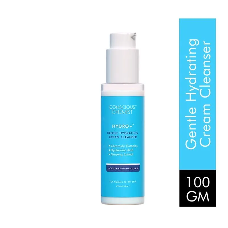 Conscious Chemist Hydro+ Gentle Hydrating Cream Cleanser For Normal To Dry Skin