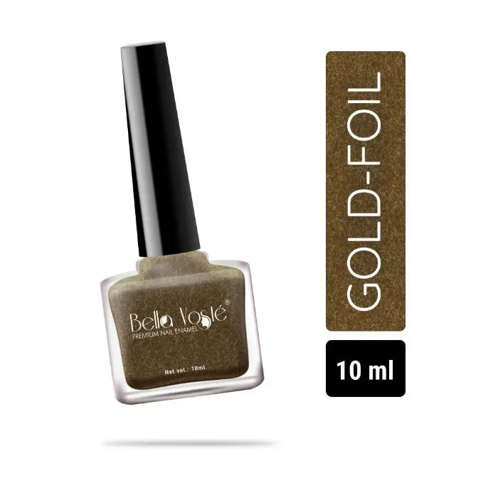 Bella Voste Gold-Foil Nail Paints Shade 334 (10 ml)