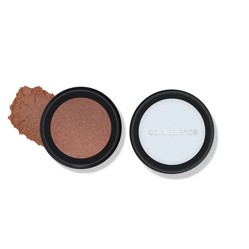 Coloressence Satin Smooth Face Blusher Longlasting Light Matte Finish Highlighter, Golden Peach