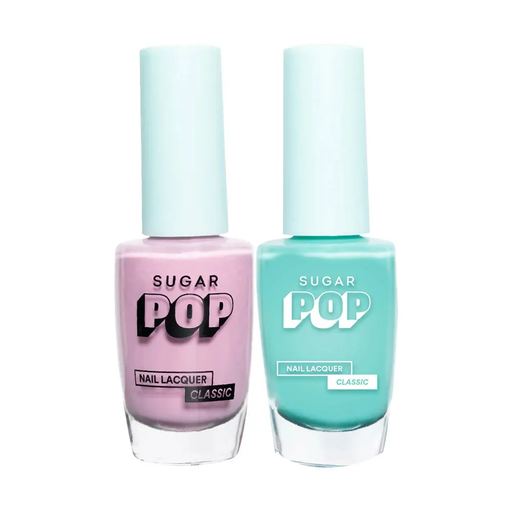 SUGAR POP Nail Lacquer - 17 Mint Marvel + 02 Bubblegum Dreams Combo