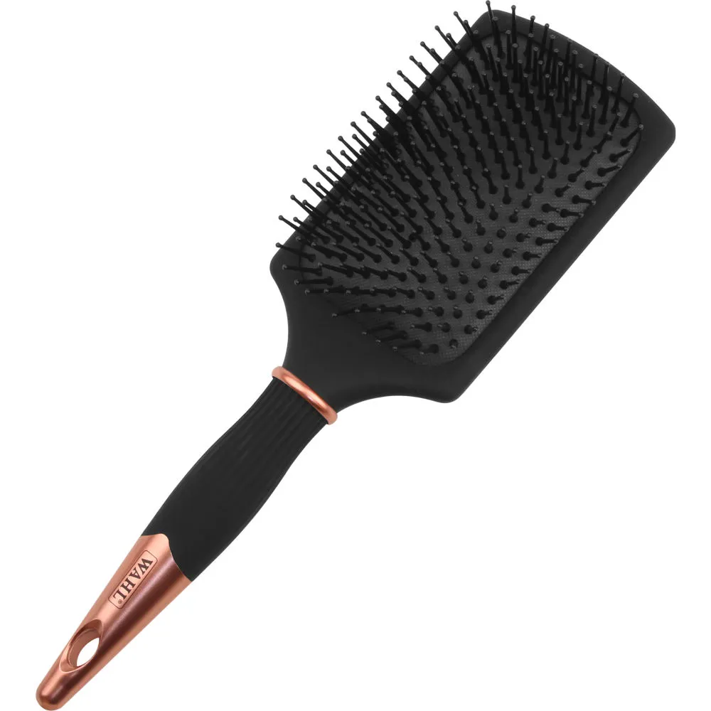 WAHL Paddle brush Large- Black & Rose Gol