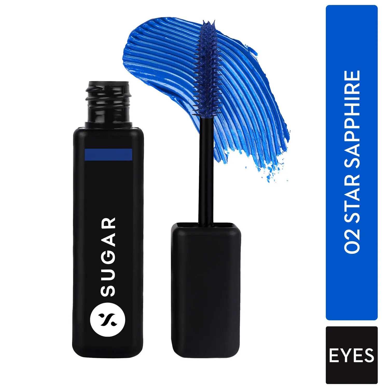 SUGAR Cosmetics Bold Unfold Waterproof Mascara - 02 Star Sapphire 10 ml