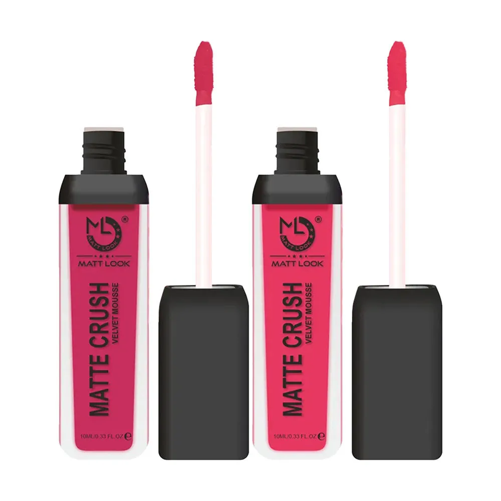 Matt look Matte Crush Velvet Mousse Lipstick Combo - 14