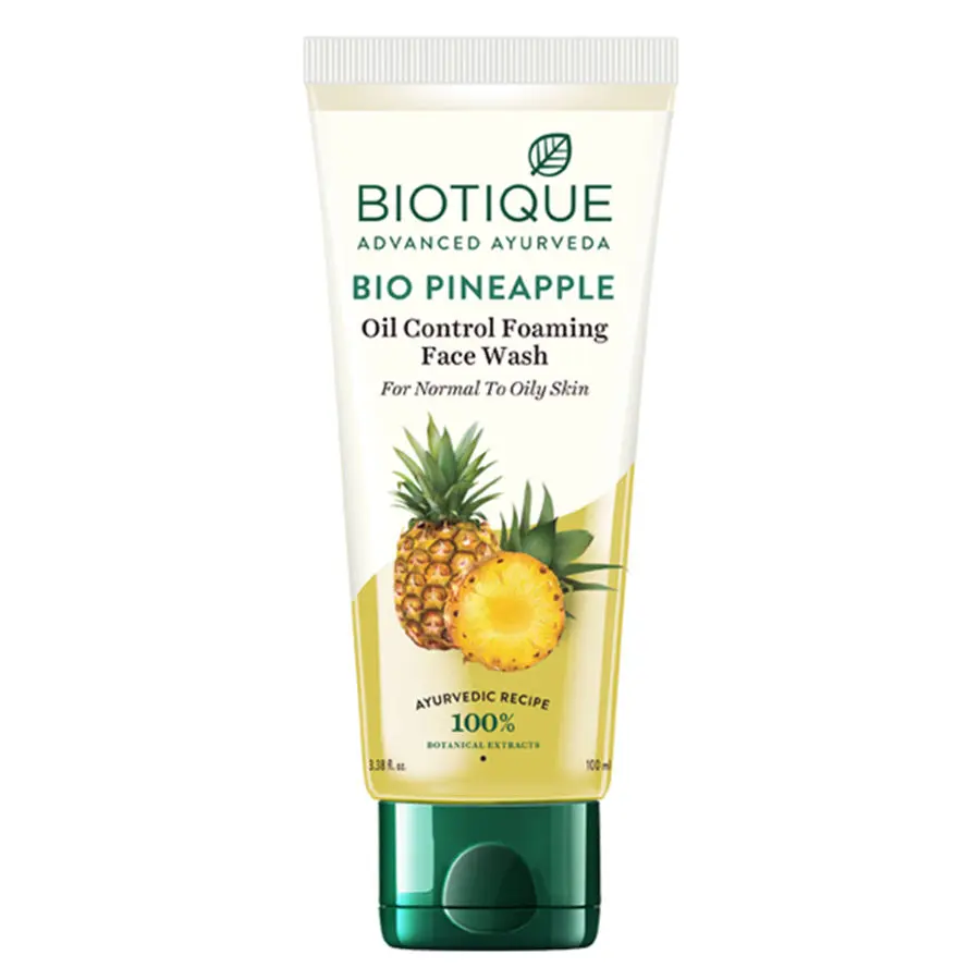 Biotique Bio Pineapple Oil Control Foaming Face Wash (100 ml)