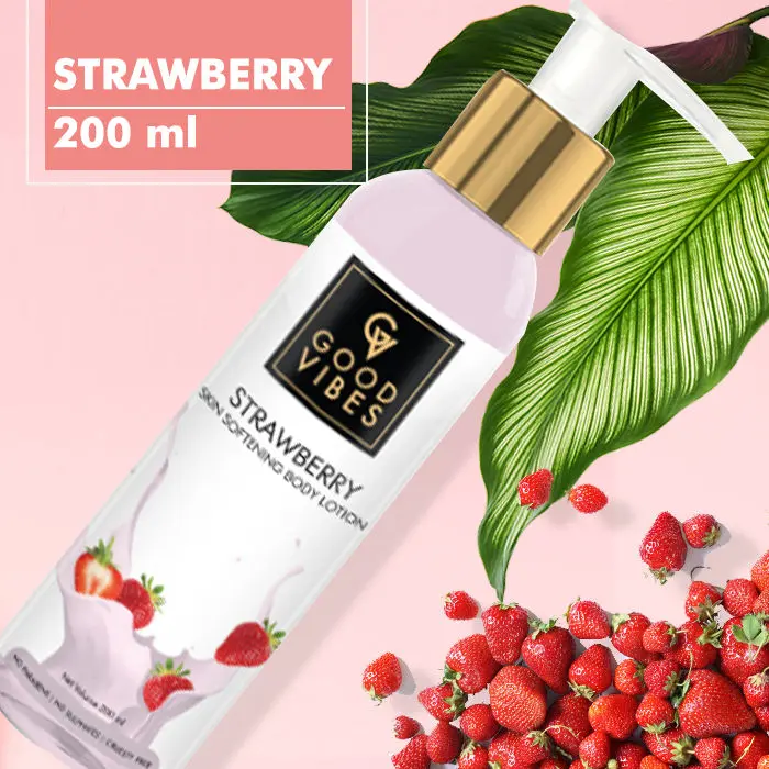 Good Vibes Skin Softening Body Lotion - Strawberry (200 ml)