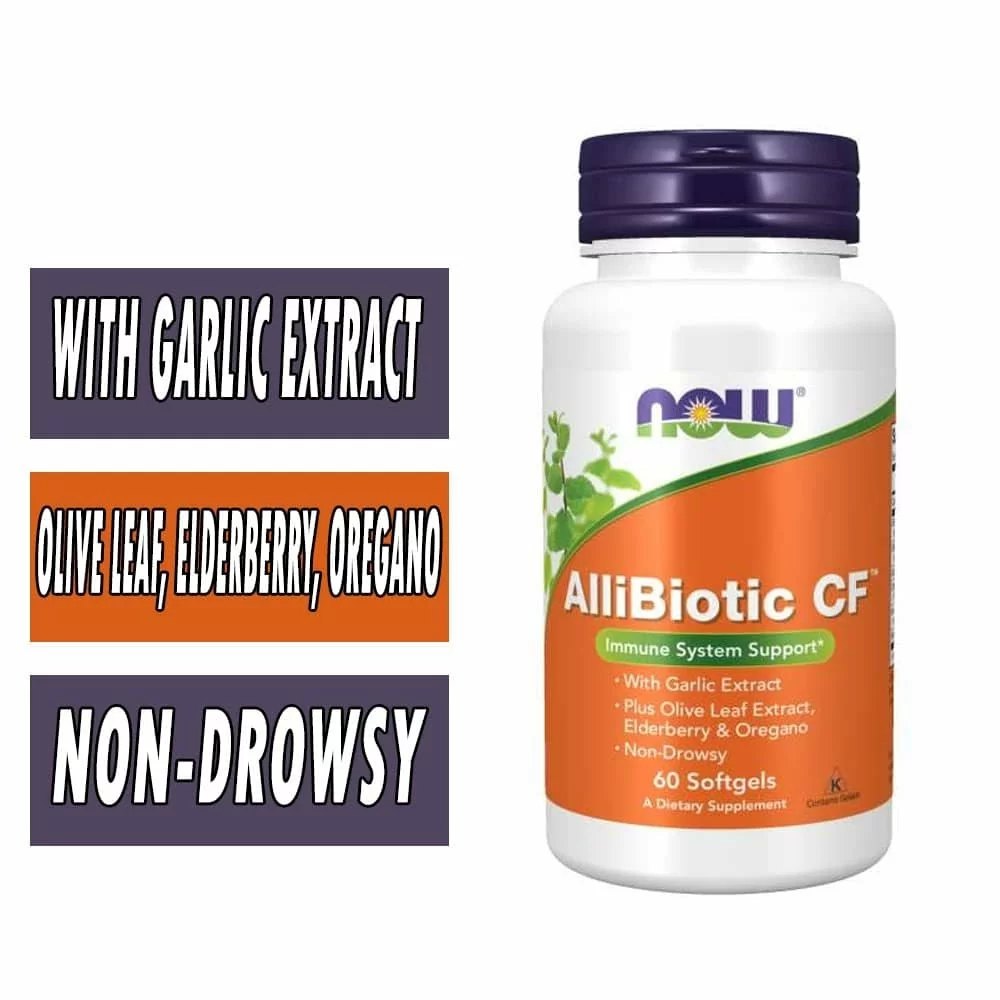 NOW AlliBiotic CF - 60 Softgels