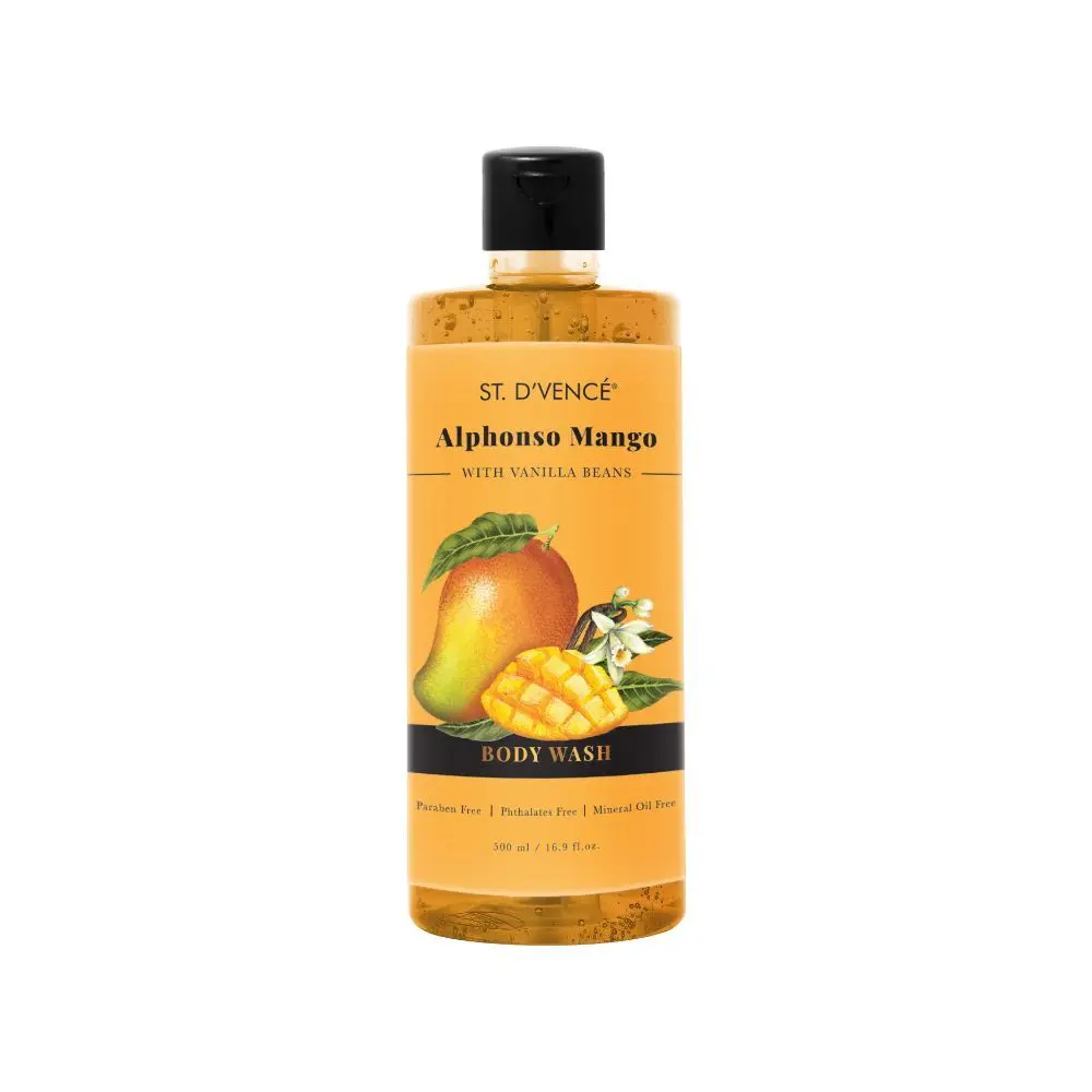 ST. D´VENCE Alphonso Mango Body Wash With Vanilla Beans (500 ml)