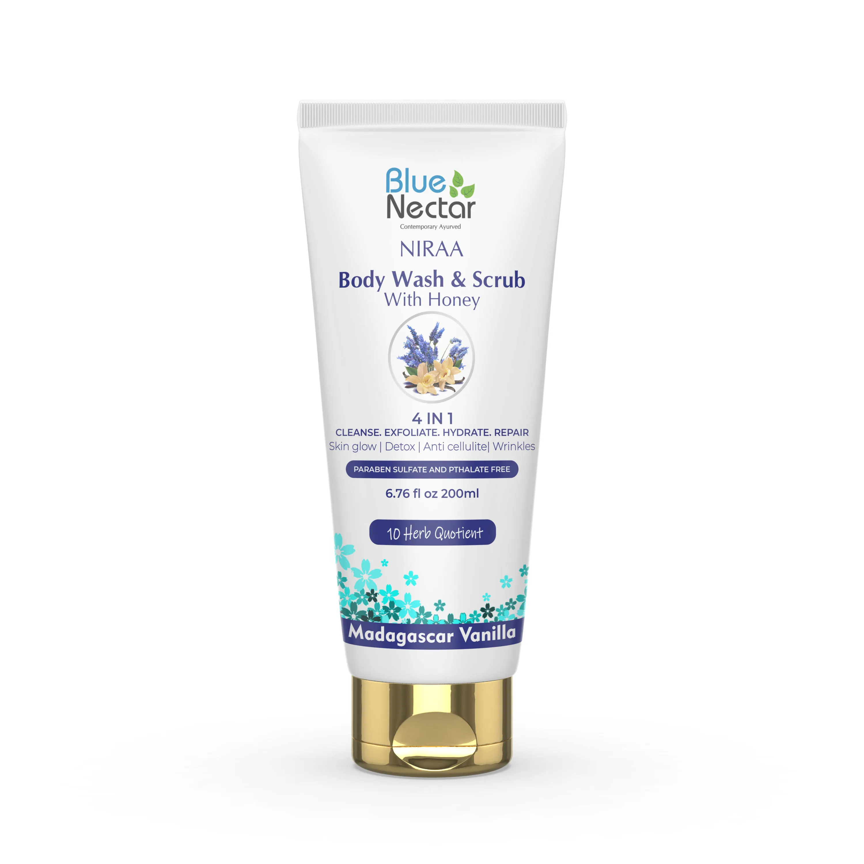 Blue Nectar Madagascar Vanilla Body Wash & Scrub With Honey