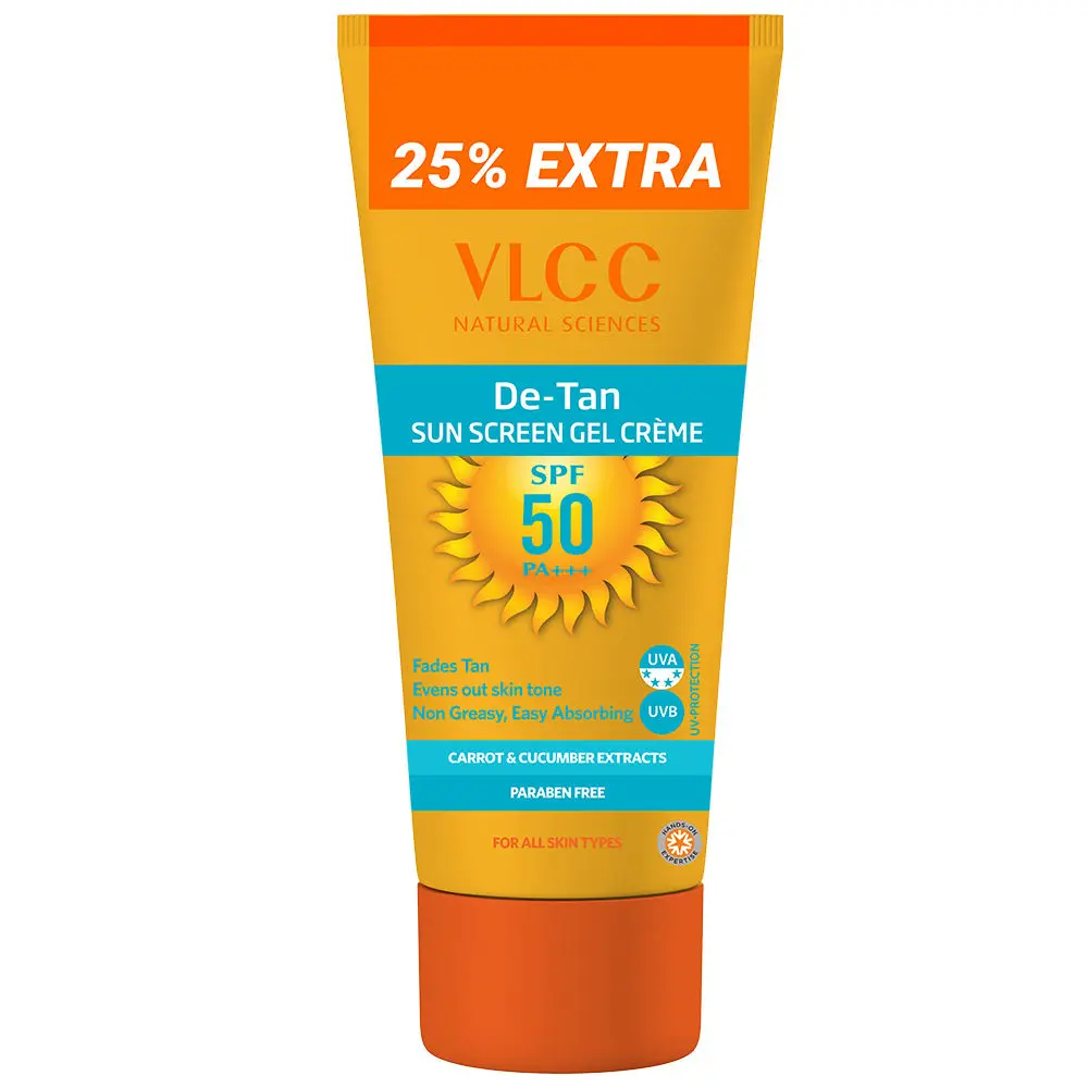 VLCC De Tan SPF 50 PA+++ Sun Screen Gel Creme(125gm)