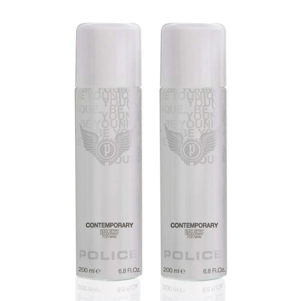 Police Contemporary Deodorant Spray (Pack Of 2)