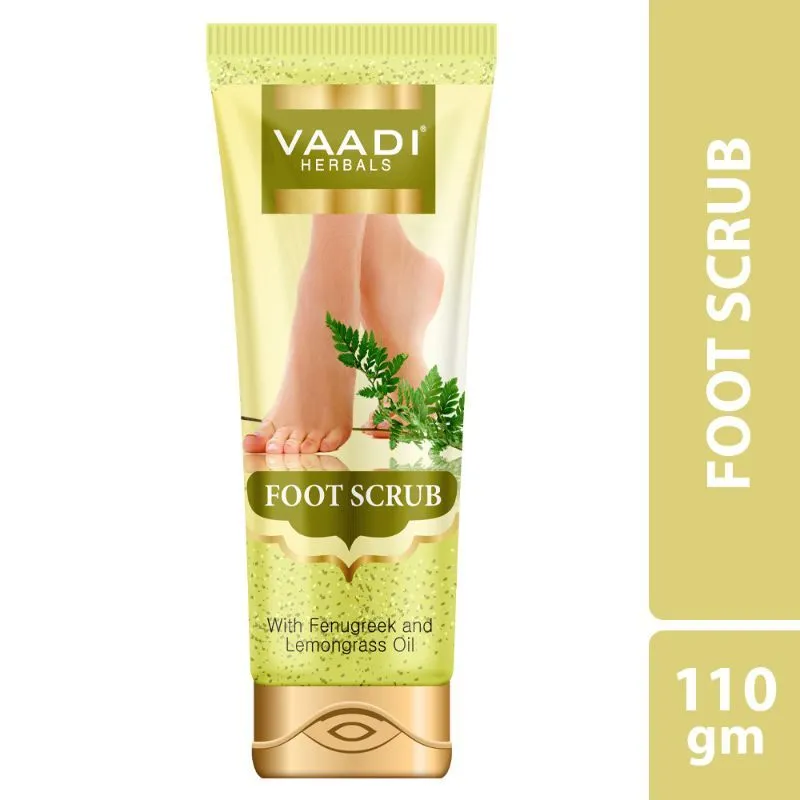 Vaadi Herbals Foot Scrub With Fenugreek & Lemongrass Oil