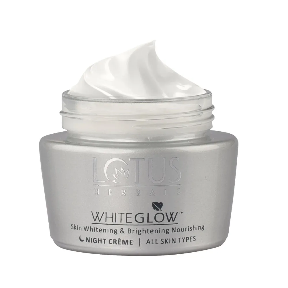 Lotus Herbals WhiteGlow Skin Whitening & Brightening Nourishing Night Creme