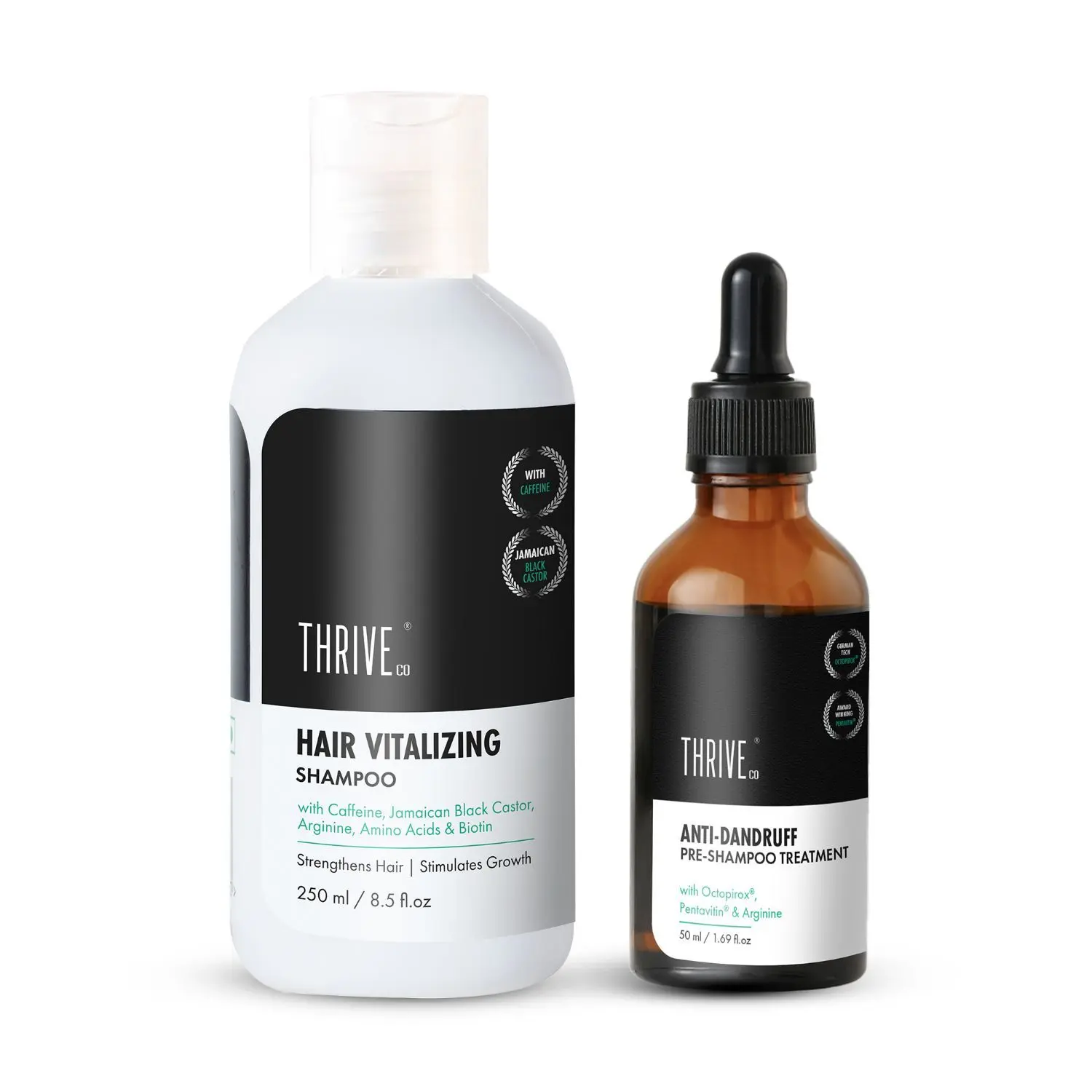 ThriveCo Anti-Dandruff Health Kit: Anti-Dandruff Pre-Shampoo Lotion & Hair Vitalizing Shampoo