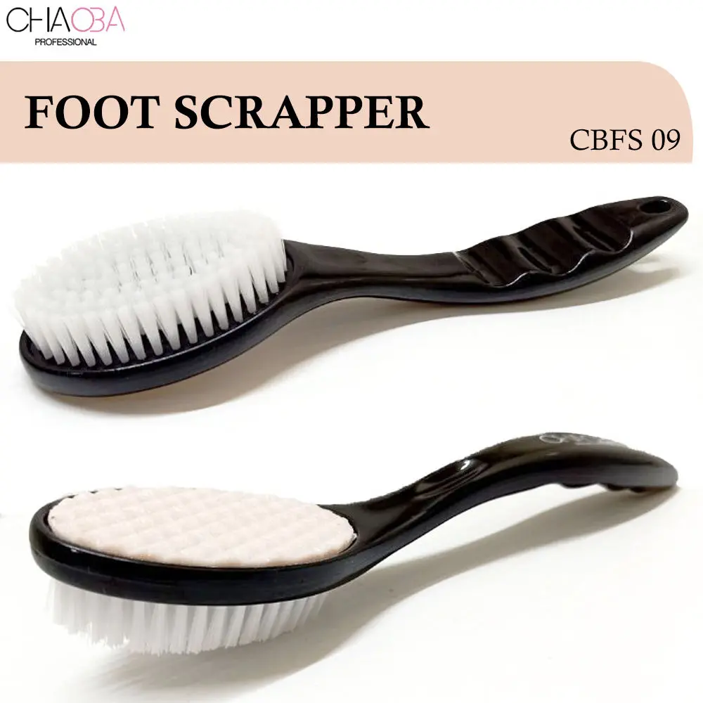Chaoba 2 in 1 paddle brush with foot scrubber (CBFS-09)