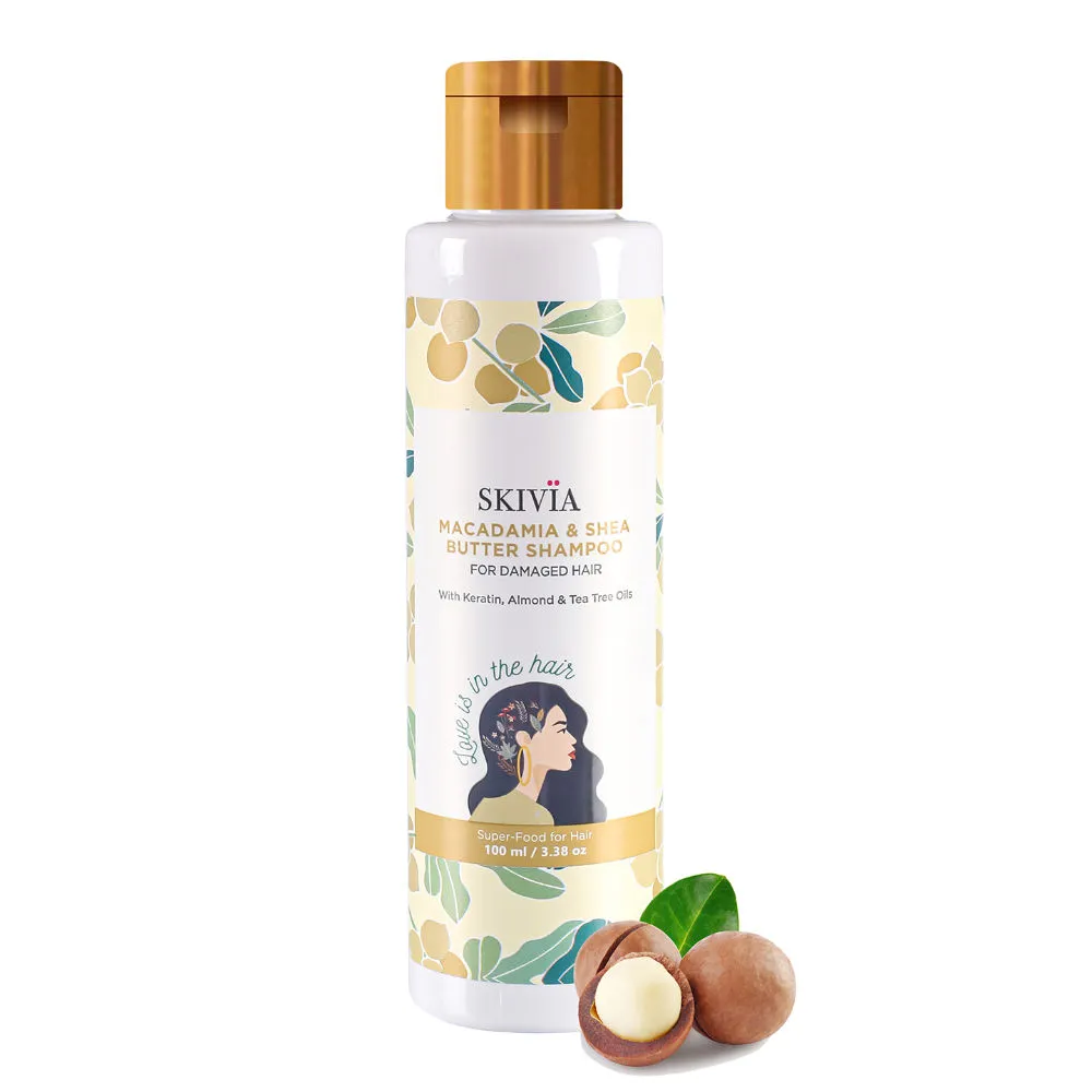 Skivia Macadamia & Shea Butter Shampoo for Damaged Hair