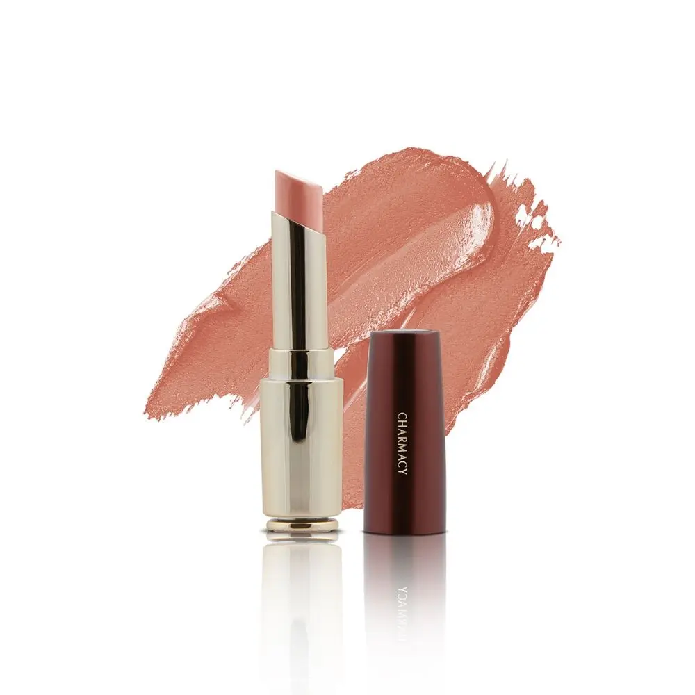 Charmacy Milano Flattering Nude Lipstick (Birthday Suit 03) - 3.6g, Moisturised & Hydrating Lips, Highly Pigmented, Light Weight Lipstick, Smooth Application, Non-Toxic, Vegan, Cruelty Free