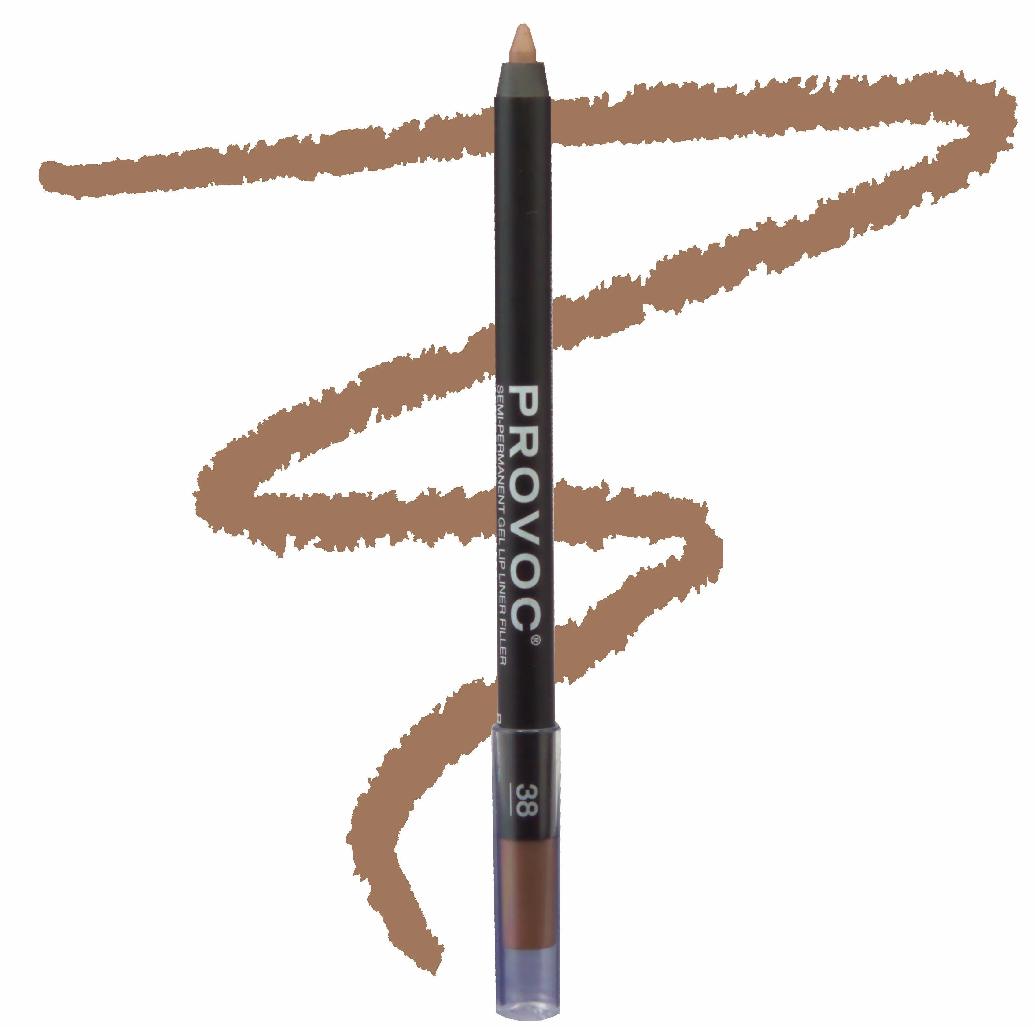 Provoc Semi-Permanent Gel Lip Liner Filler - 38 Barely There