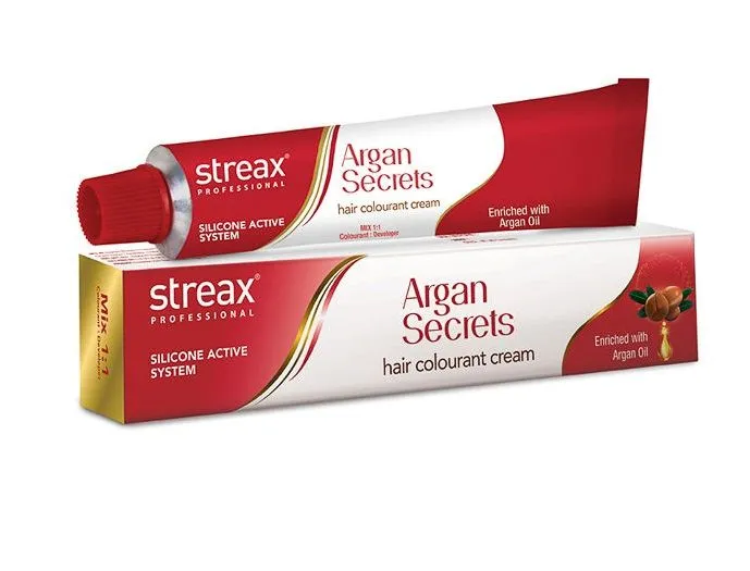 Streax Professional Argan Secrets Hair Colourant Cream - Very Light Ash Blonde 9.1