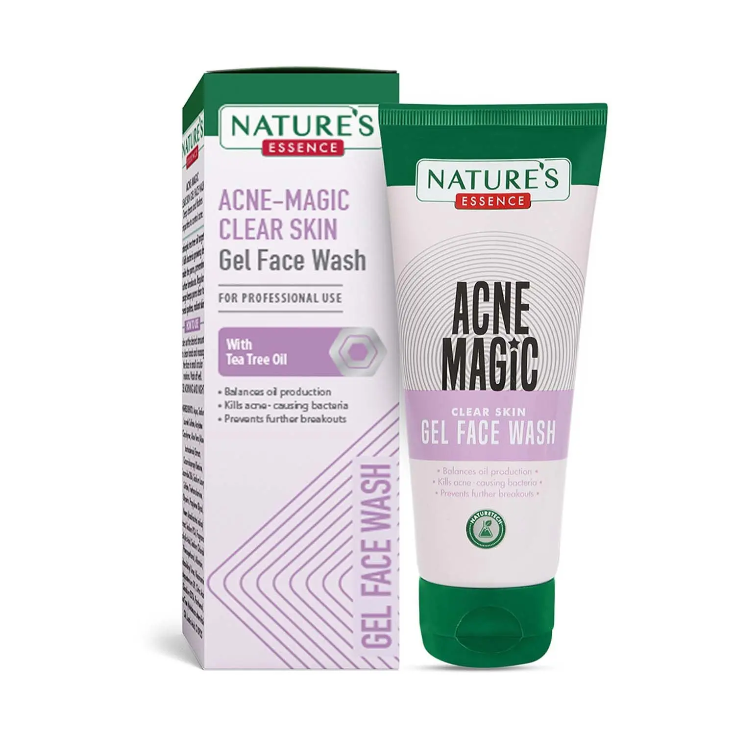 Nature's Essence Acne Magic Gel Face Wash with Tea Tree oil, 100ml