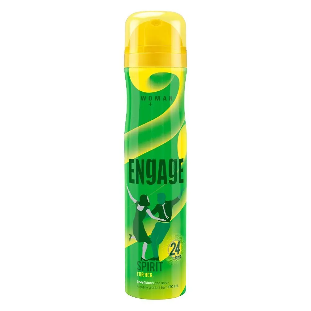 Engage Spirit for Her Deodorant for Women, Cheerful & Jolly, Skin Friendly, 150ml