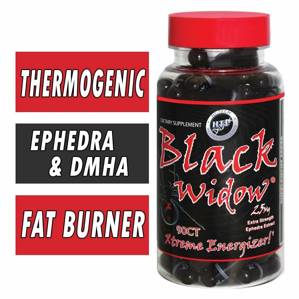 Black Widow Fat Burner - Hi Tech Pharmaceuticals - 90 Capsules