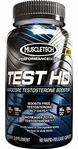 Test HD™ By MuscleTech™, Testosterone Booster, 90 Caps