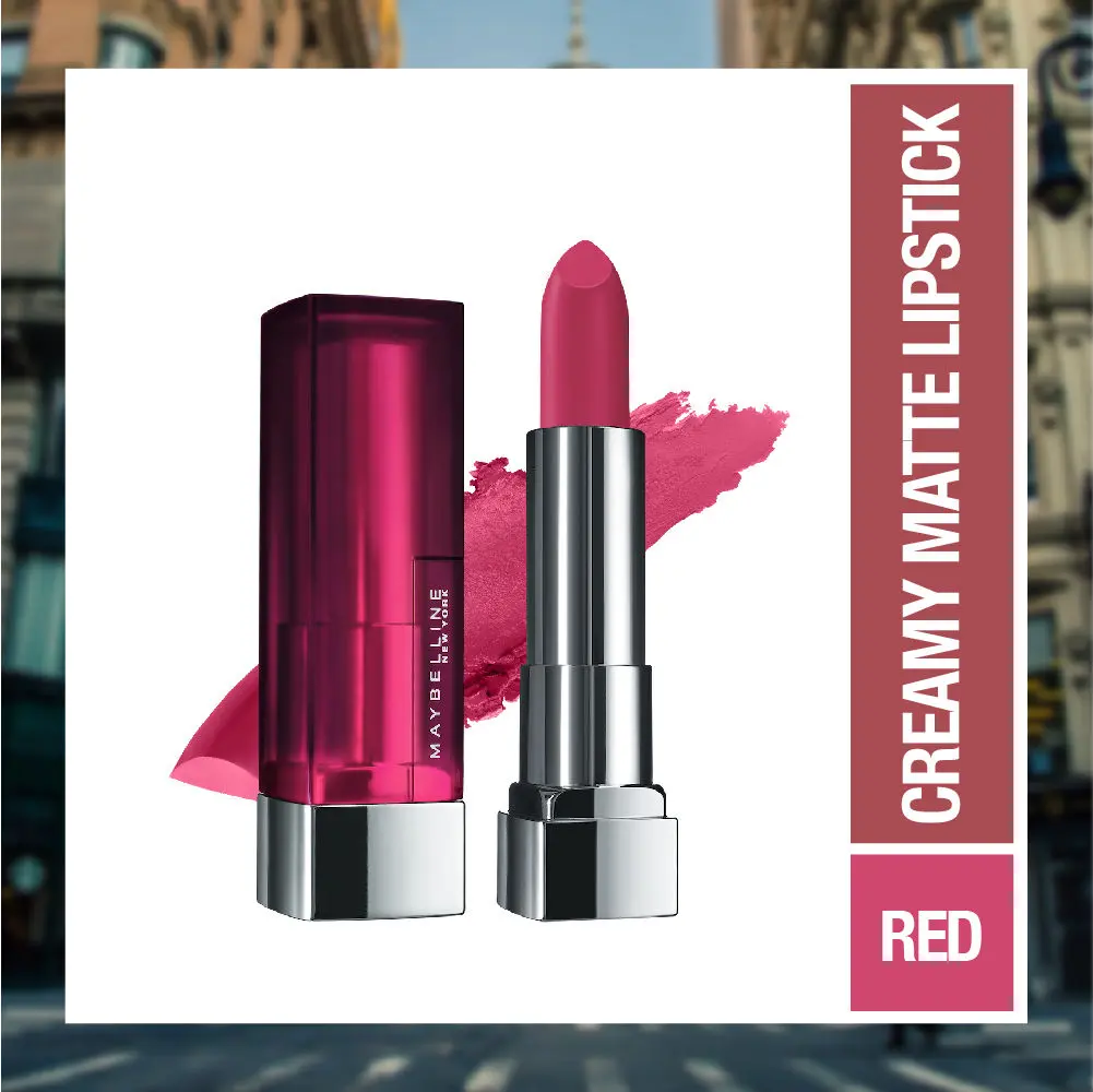 Maybelline New York Color Sensational Creamy Matte Lipstick, 680 Mesmerizing Magenta (3.9 g)