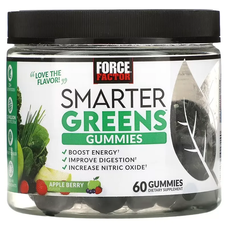 Smarter Greens Gummies, Apple Berry, 60 Gummies