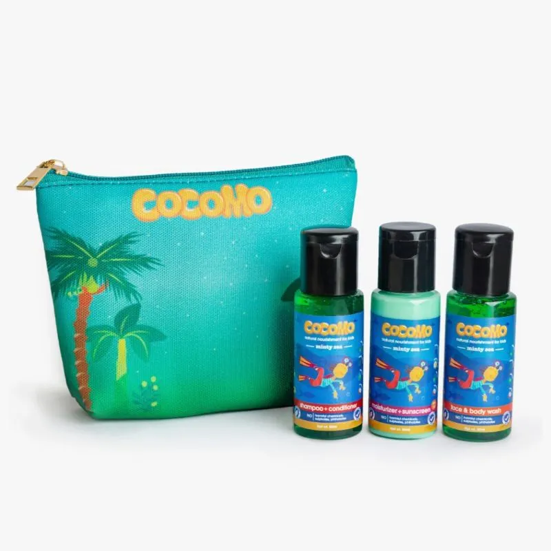 Cocomo Natural- Minty Sea Gift Combo Travel Pack for Kids