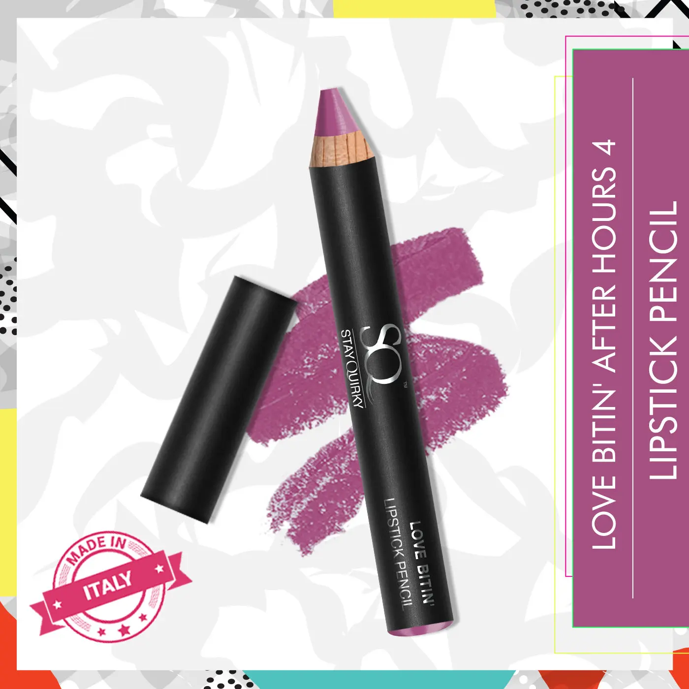 Stay Quirky Mini Lip Crayon | Lipstick Pencil | Lipstick - Love Bitin' After hours 4 (2.1g)