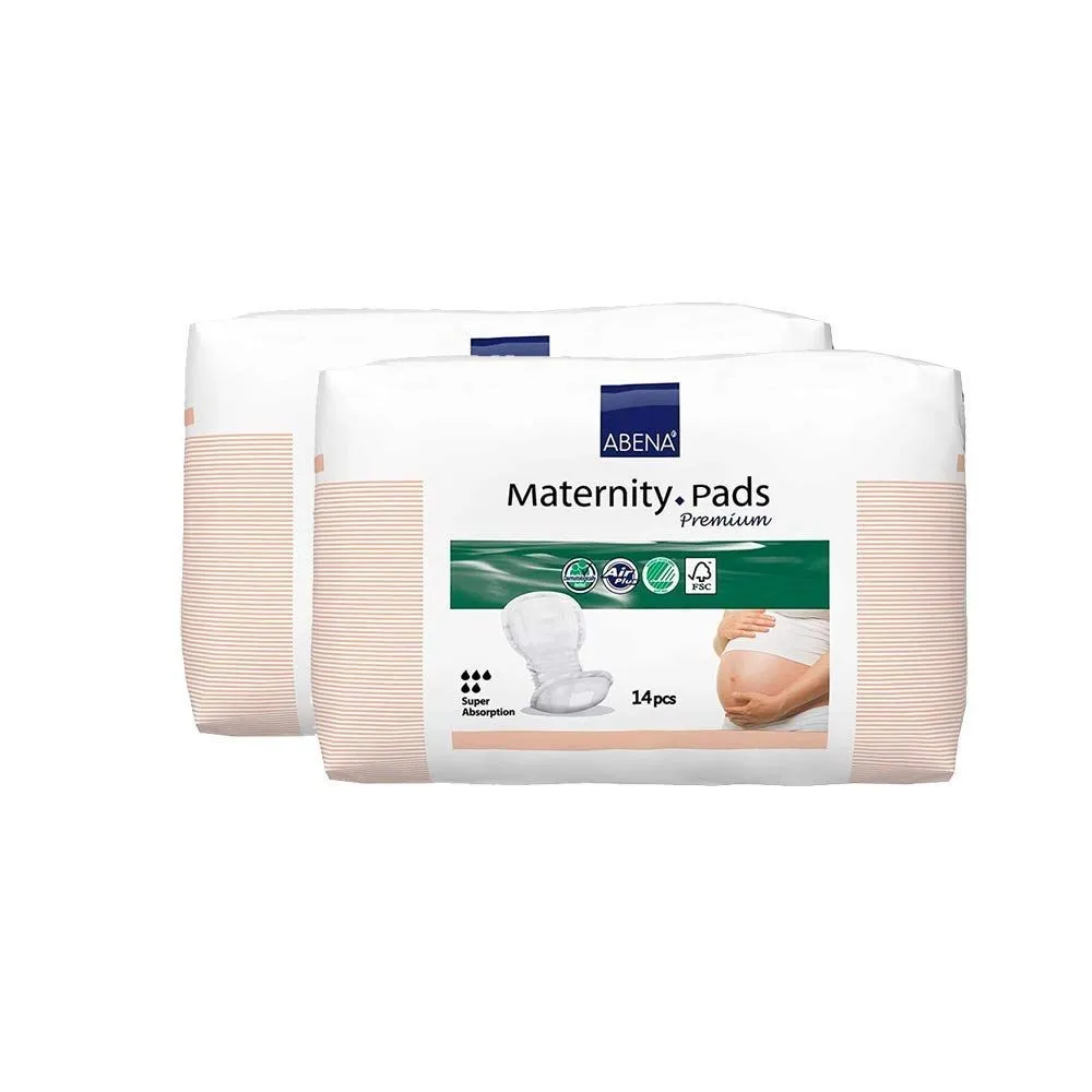 Abena After-delivery Incontinence Maternity Pads - 14 Count (Pack Of 2)