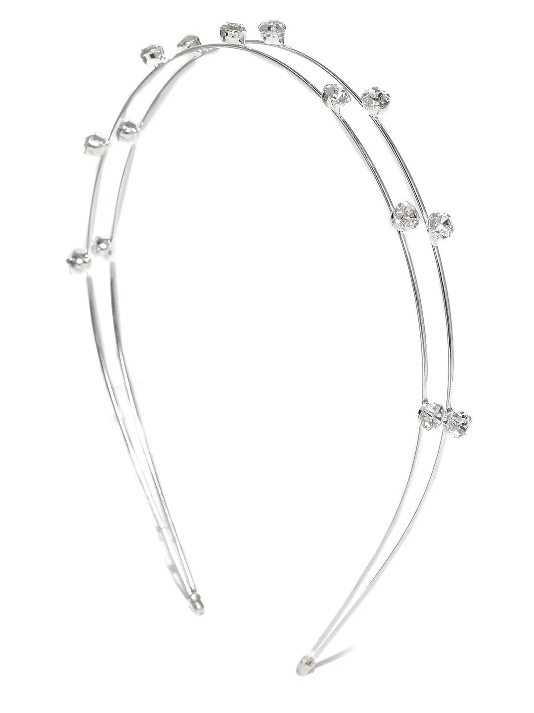 Toniq Silver Roman Holiday Hair Band