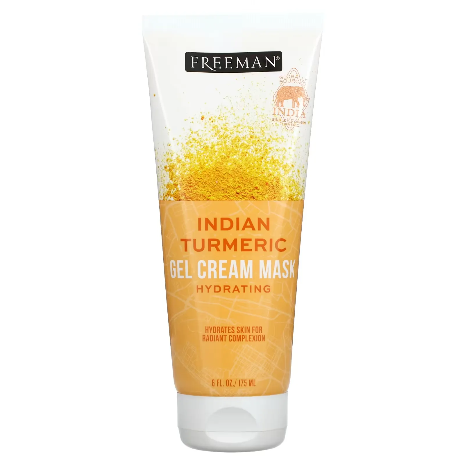 Hydrating Indian Turmeric Gel Cream Beauty Mask, 6 fl oz (175 ml)