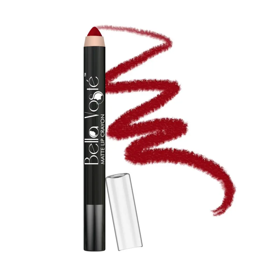 Bella Voste Matte Lip Crayon The Red (13) (2.8 g)( Sharpenable)