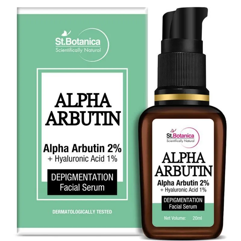 St.Botanica Alpha Arbutin 2% + Hyaluronic Acid 1% Depigmentation Face Serum