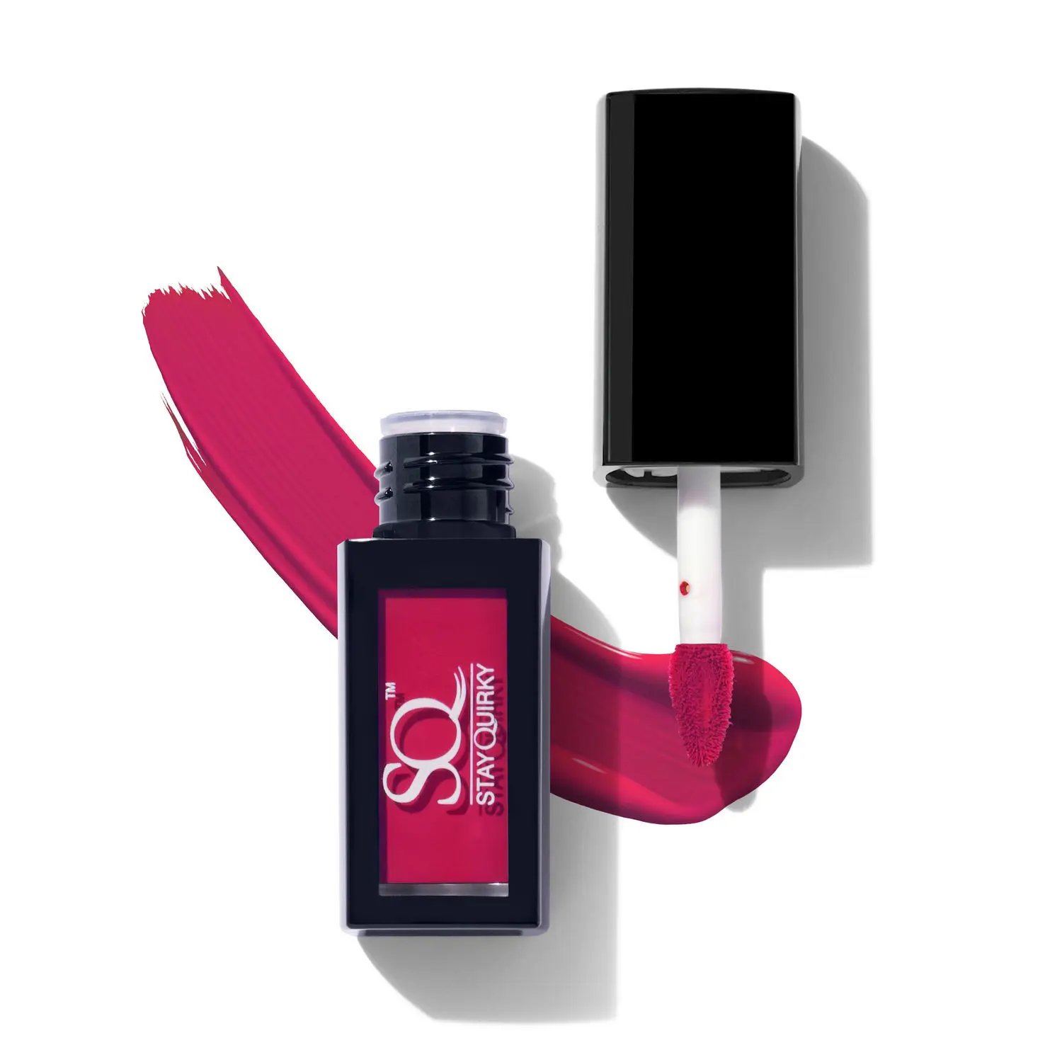 Stay Quirky Liquid Lipstick Pink - Smoochin' 22 | Highly Pigmented | Non-drying | Long Lasting | Easy Application | Water Resistant | Transferproof | Smudgeproof (4.5 ml)