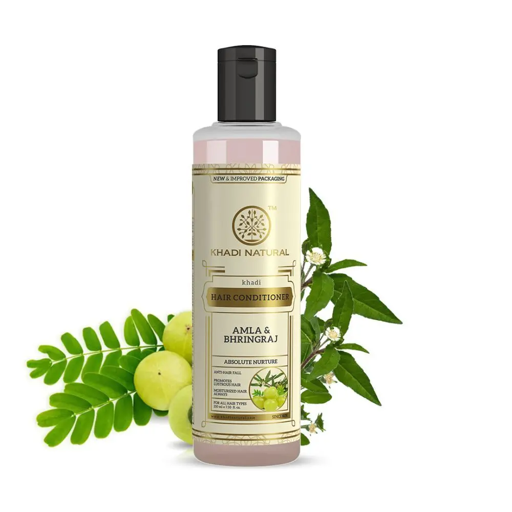 Khadi Natural Amla & Bhringraj Hair Conditioner | For Anti-Hair Fall - (210ml)