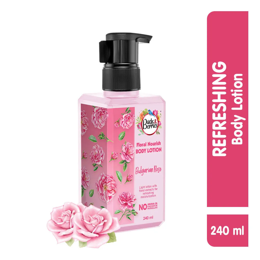 Buds & Berries Floral Nourish Bulgarian Rose Body Lotion