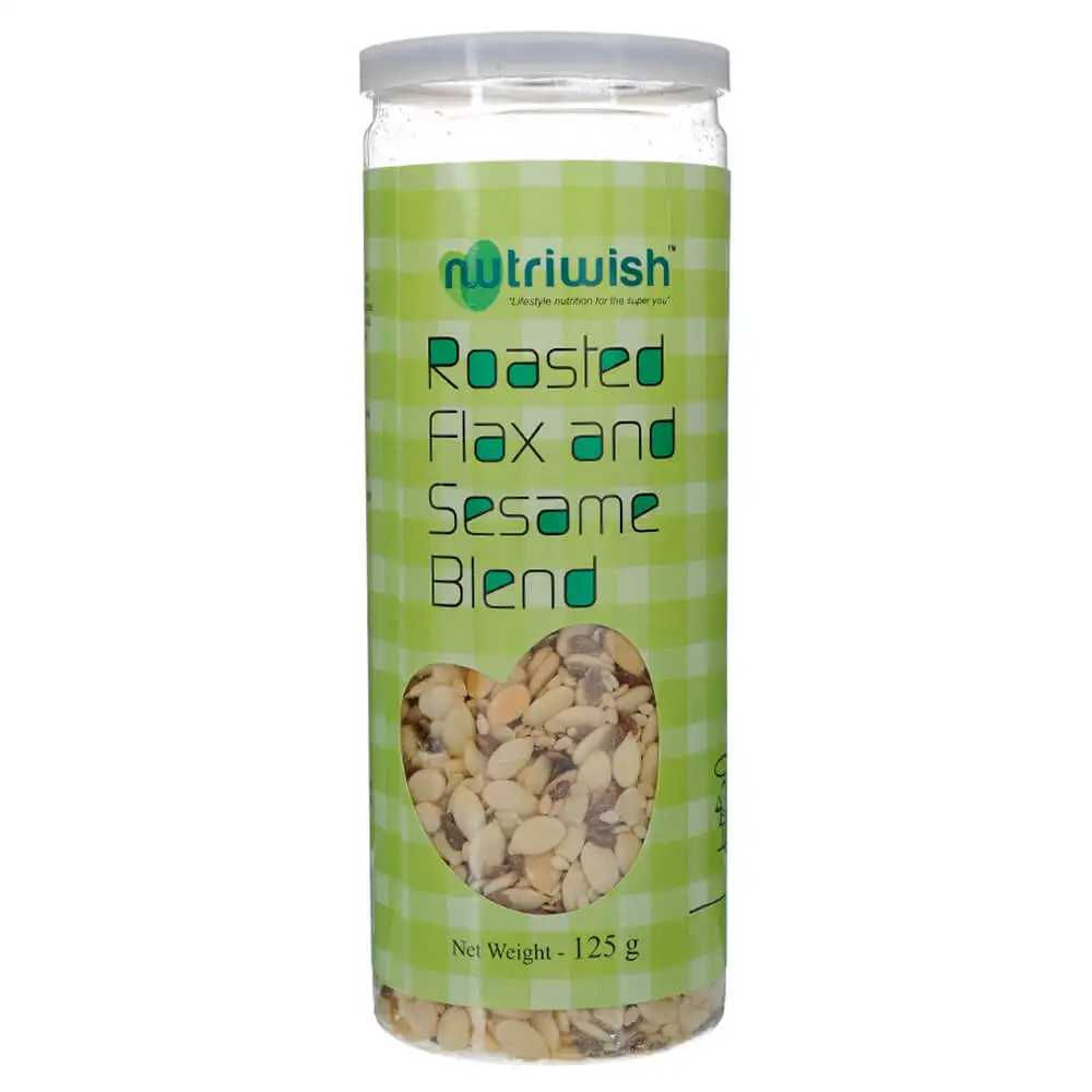 Nutriwish Roasted  Flax and Sesame Blend,  Unflavoured  0.125 kg