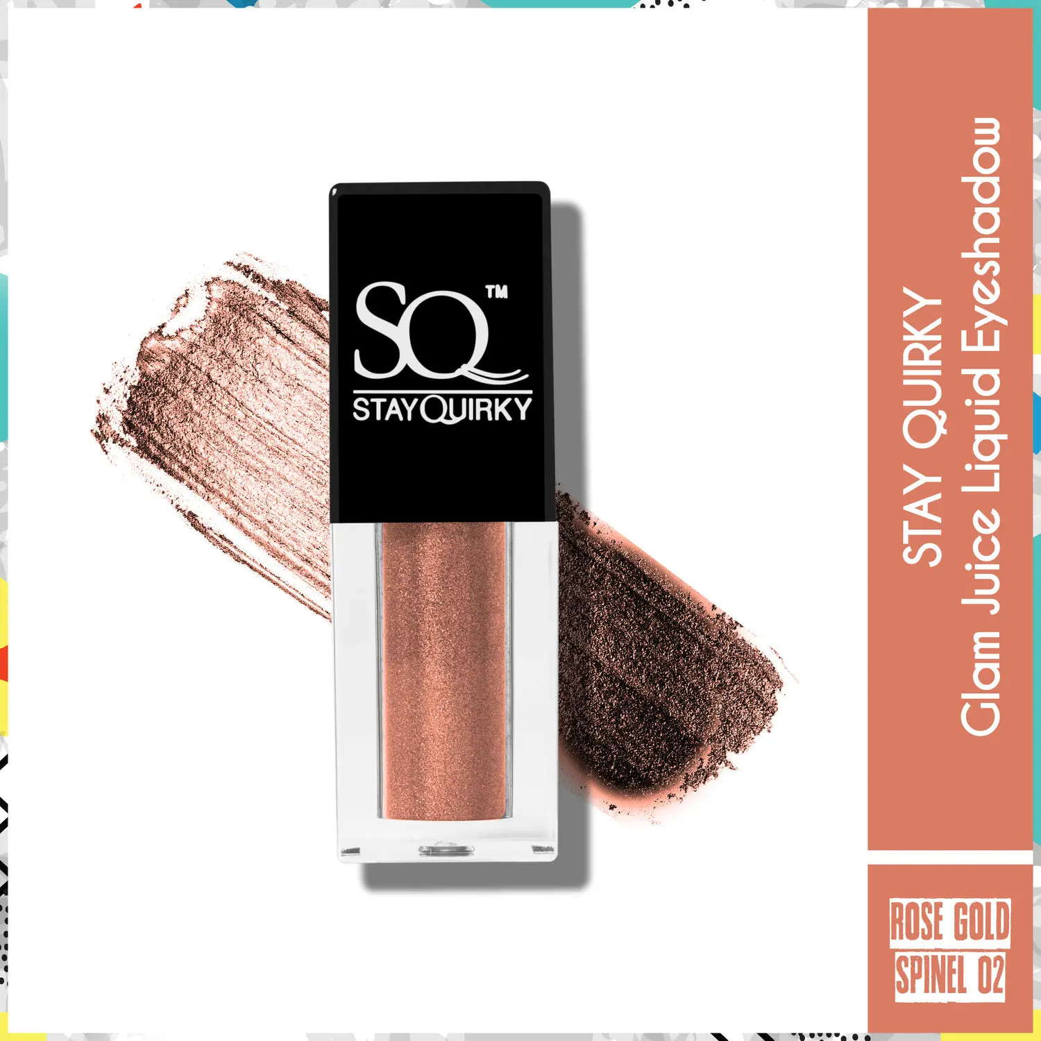 Stay Quirky Glam Juice Liquid Eyeshadow - Rose Gold Spinel 02 (2.6 ml)