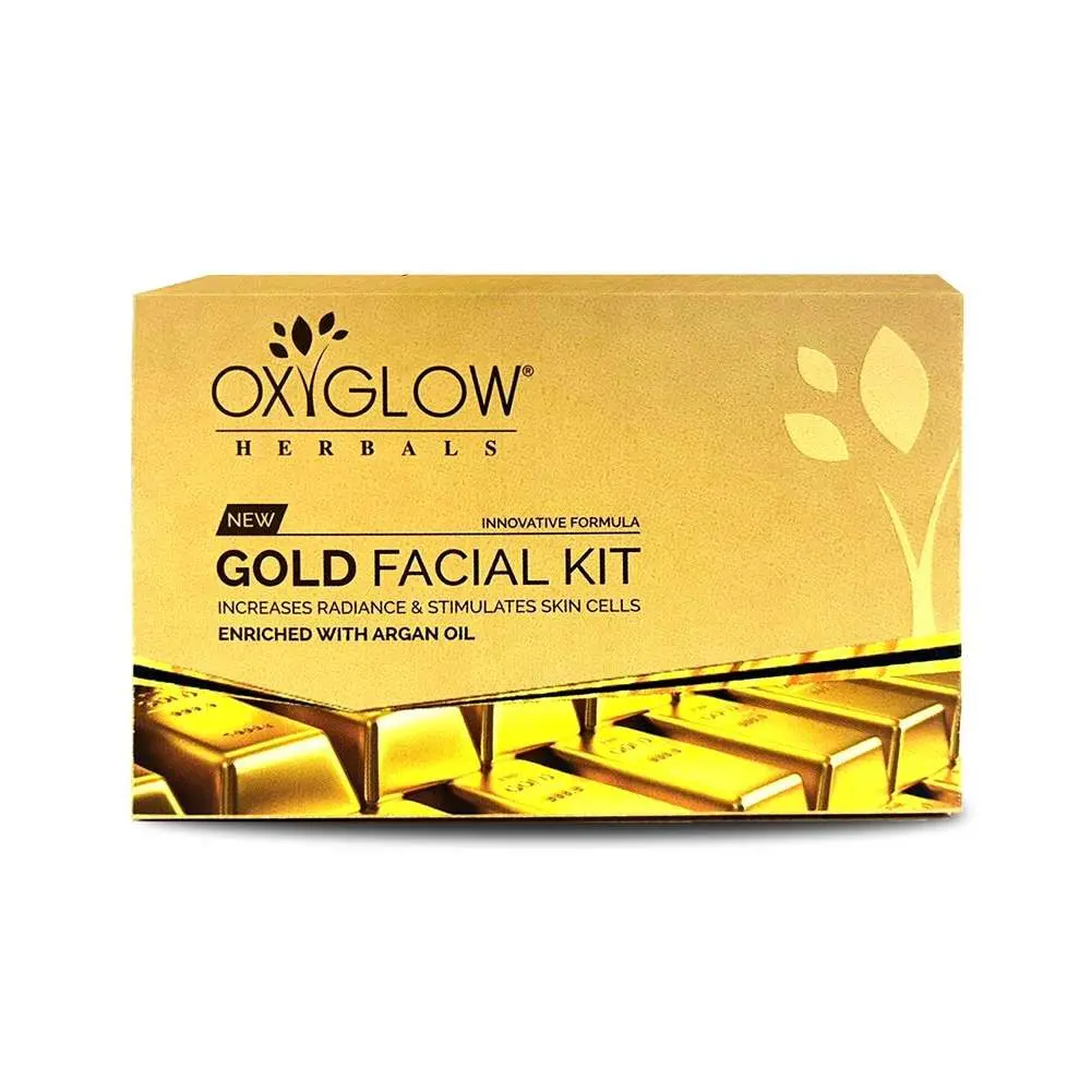 OxyGlow Herbals Gold Facial kit,50g, Anti Ageing,Revitalize,Rejuvenate