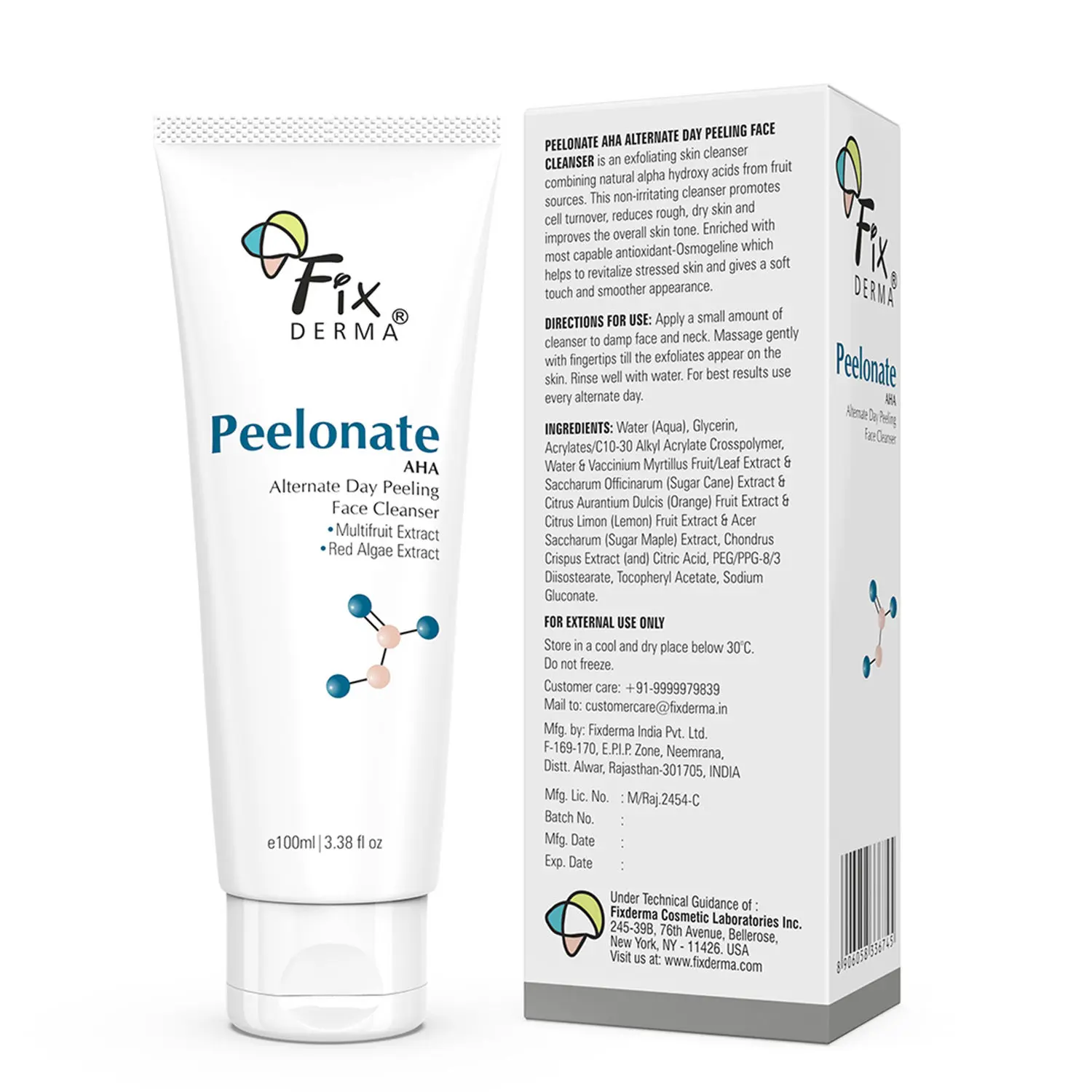 Fixderma Peelonate AHA Face Cleanser 100ml