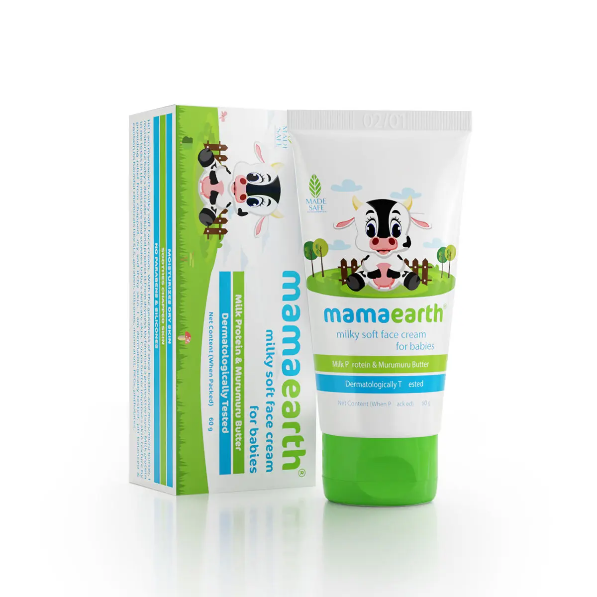 Mamaearth Milky Soft Baby Face Cream With Muru Muru Butter (60 g)