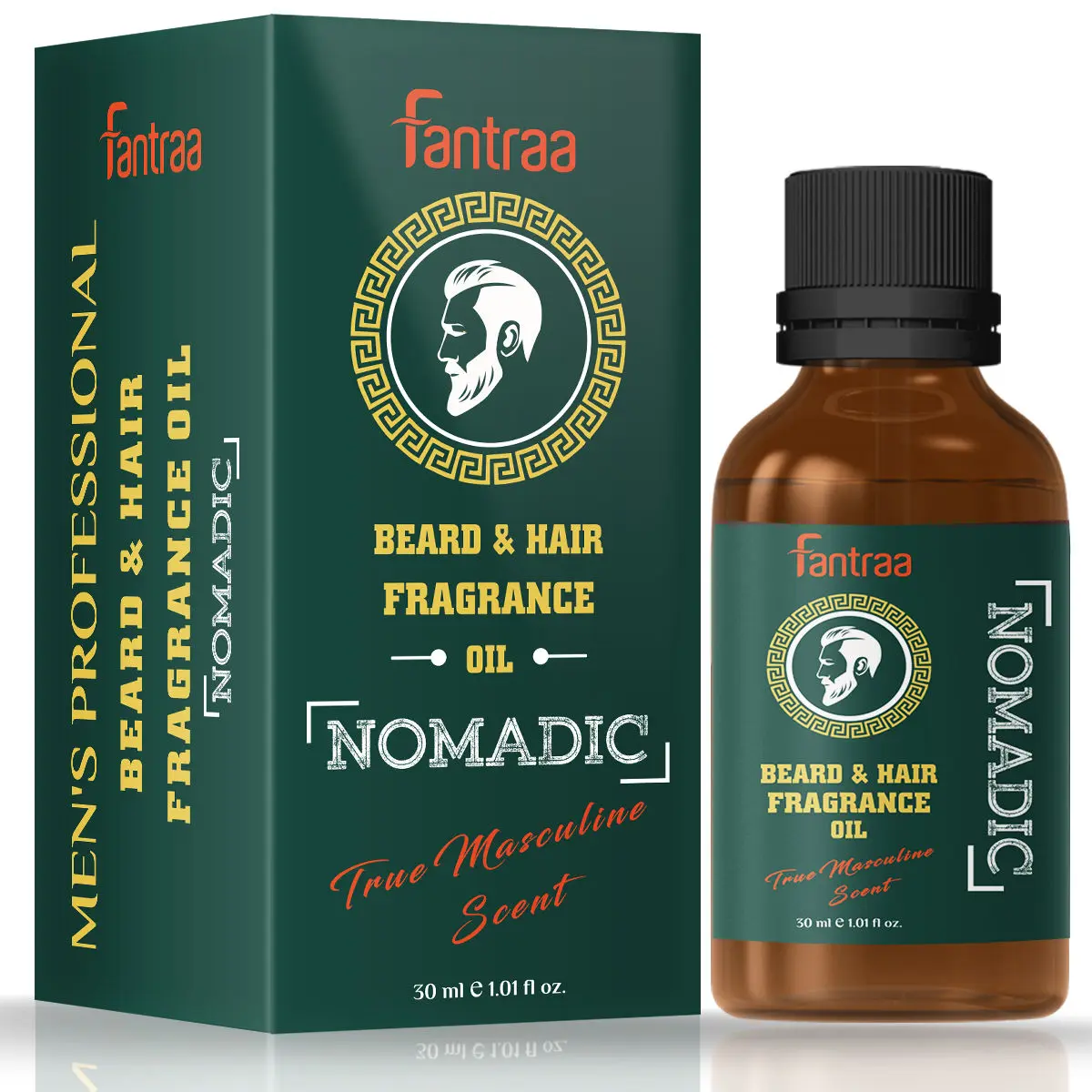 Fantraa Beard and Hair Fragrance Oil - 30 ml (Nomadic)