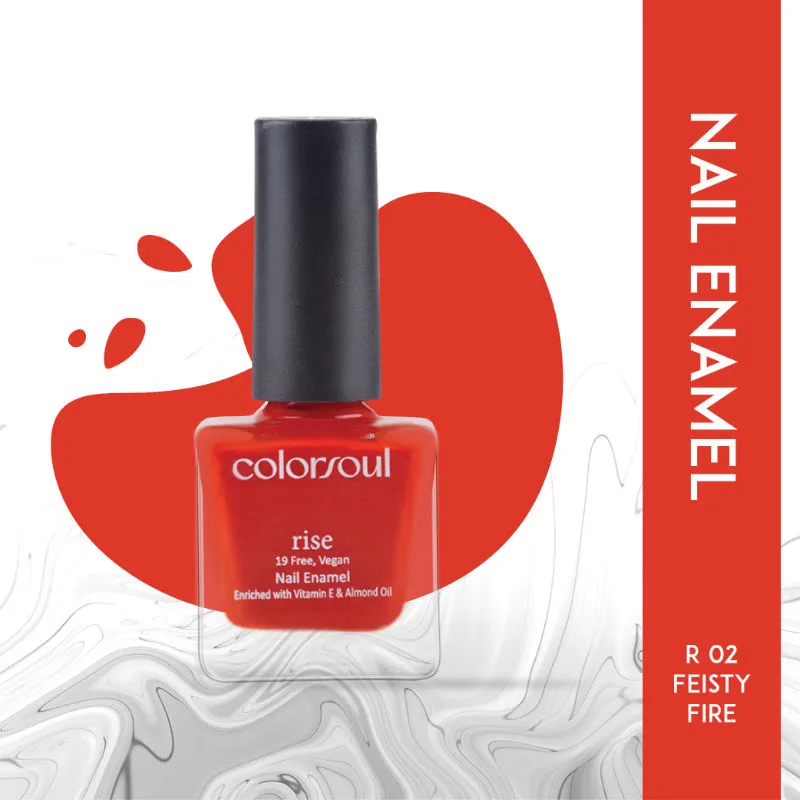 ColorSoul Rise Nail Enamel - Fiesty Fire