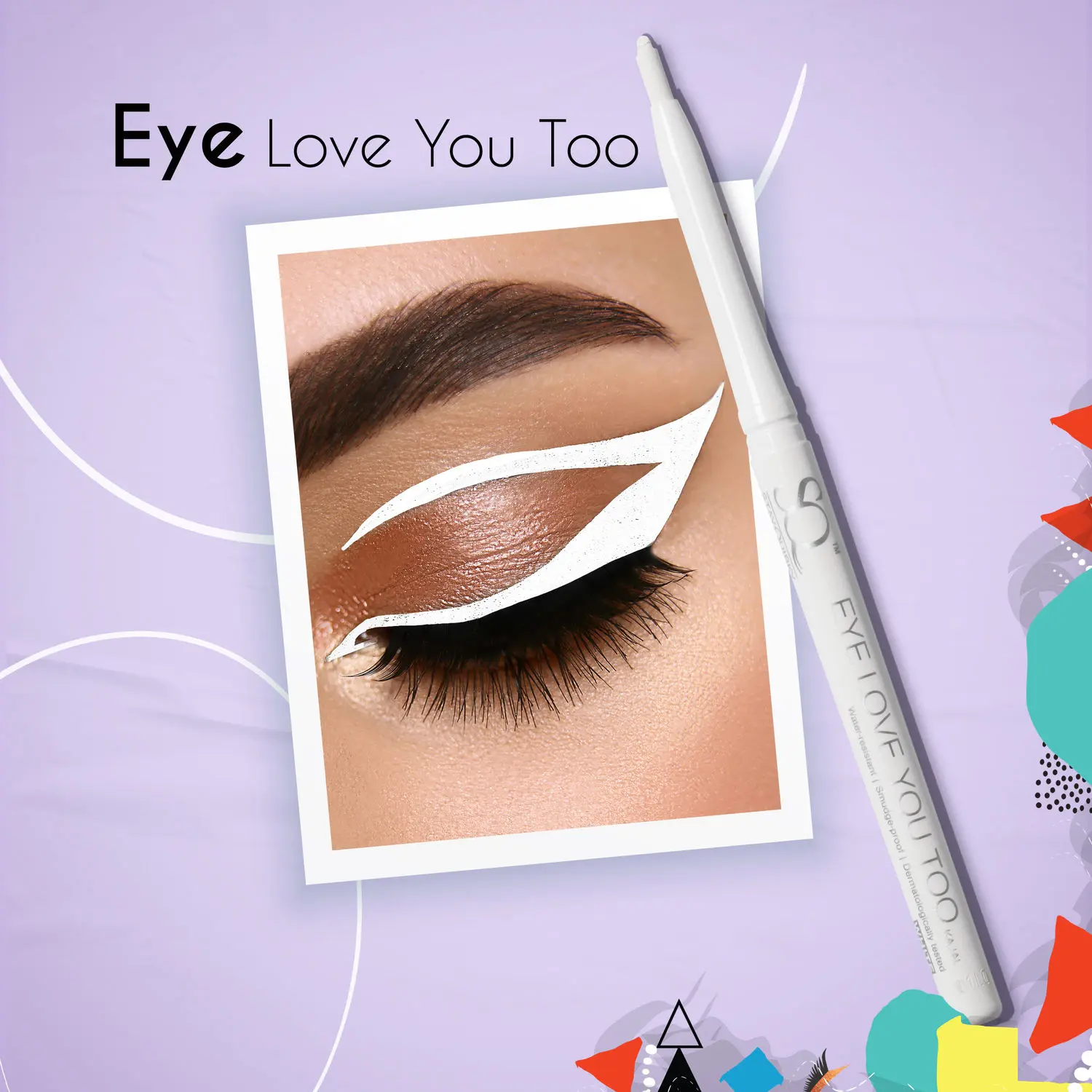 Stay Quirky Kajal White Eye Love You Too| Long Lasting| Smudgeproof| Water resistent| Vegan| Dermatologically tested|Intense Pigmentation (0.35 g)