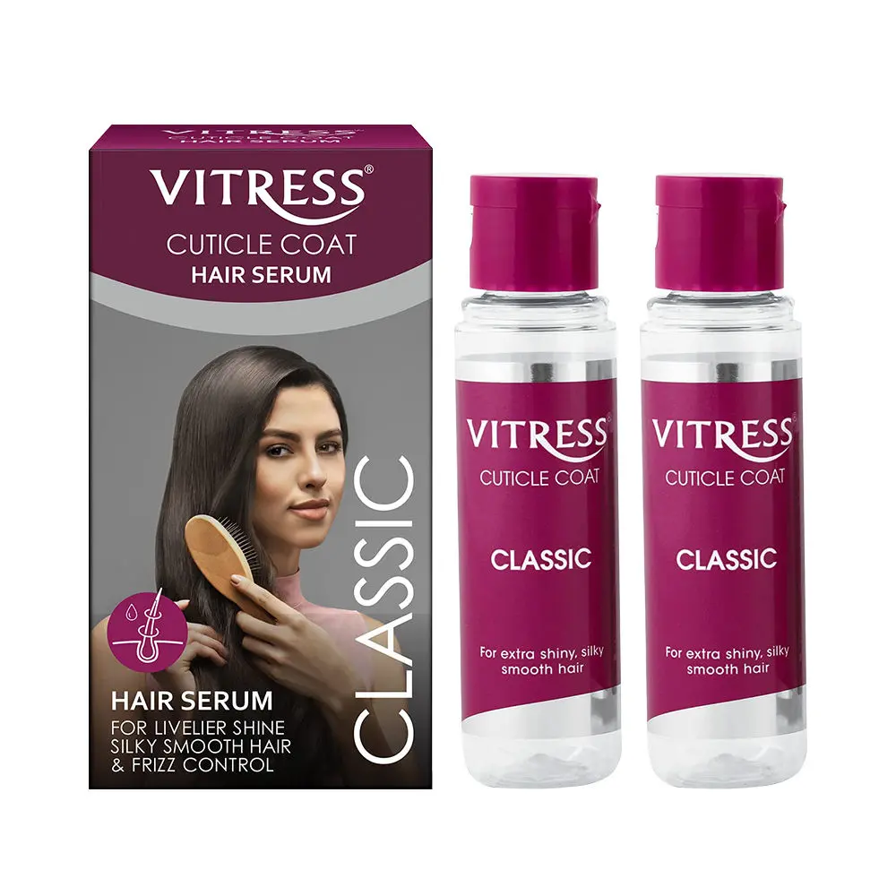 Vitress cuticle coat classic hair serum, frizzcontrol hair serum, 50 ml-Pack of 2