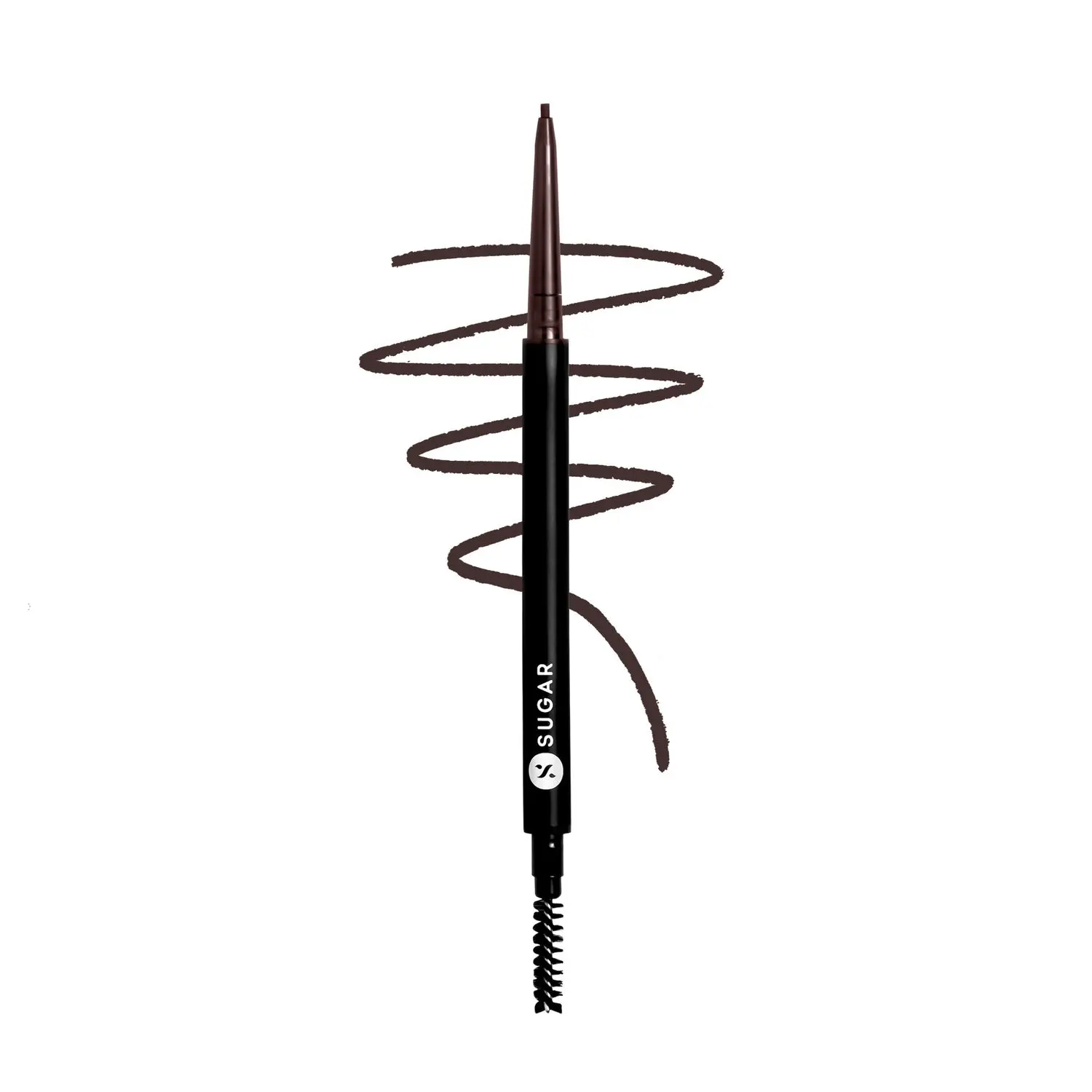 SUGAR Cosmetics Arch Arrival Micro Brow Pencil - 01 Jerry Brown | Transfer-resistant, Water-proof, Sweat-proof Brow Pencil & Stays up to 12 hours